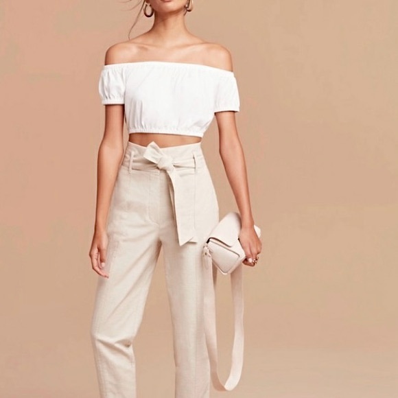 Aritzia Wilfred Adelisa crop top - Picture 1 of 3